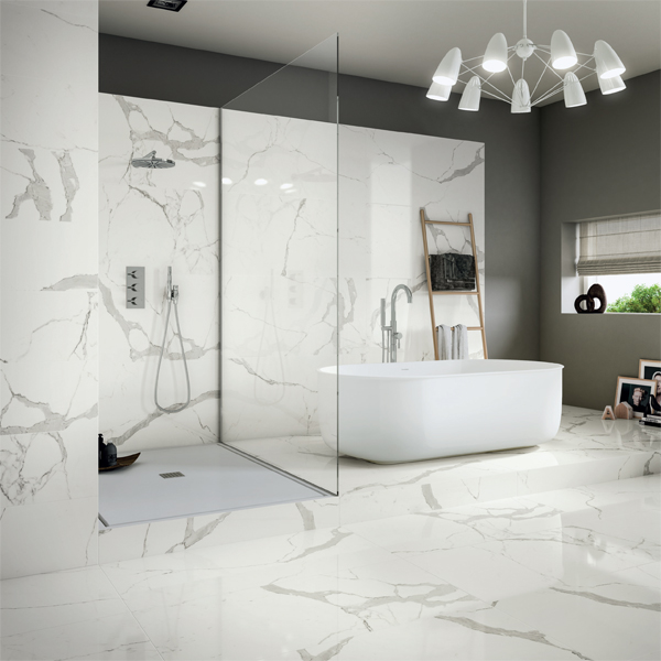 Gazzini STAT ONE LAPPATO 60*60 см в интерьере
